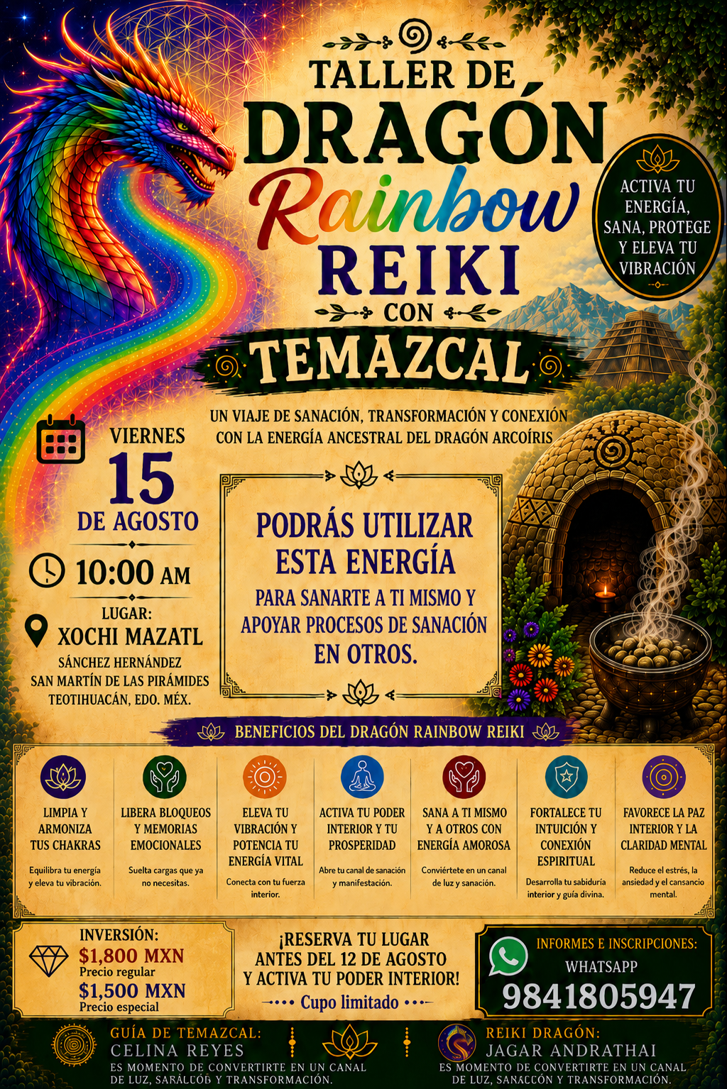 Taller de Dragón Rainbow Reiki